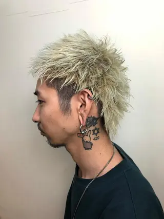 ショート カラー メンズ WEST OLAND加藤圭介のヘアスタイル