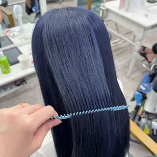 ロング カラー JUNSHIN🦋 ヘアセット／カラーのヘアスタイル