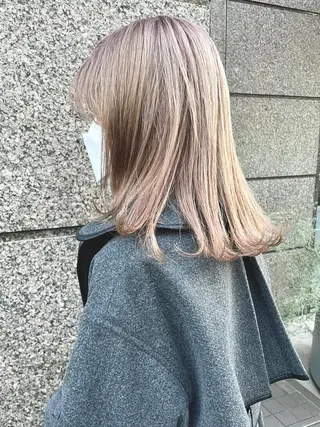 セミロング カラー Masena所属・💎韓国風レイヤー /ボブ💎Namiのヘアスタイル