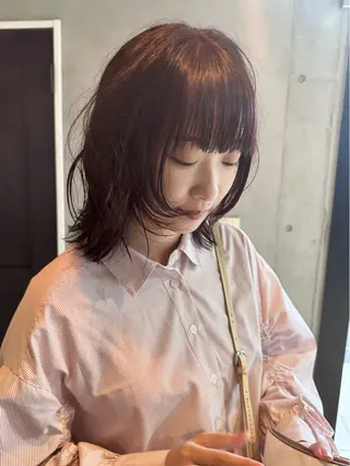 カラー 前野 日奈のヘアスタイル