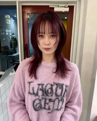 カラー 梅田/艶カラー/ じゅなのヘアスタイル