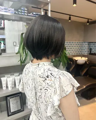 ショート カラー 韓国ヘア 🎀華澄のヘアスタイル