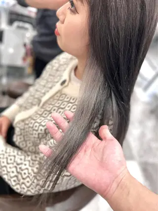 ロング カラー 永田 よしはるのヘアスタイル