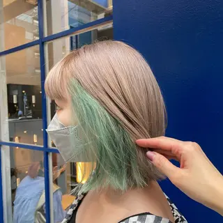 ミディアム 🫧艶髪/ブリーチ 🐳honami🫧のヘアスタイル