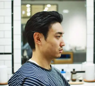 パーマ メンズ Olu所属・坂口 飛夢のヘアスタイル