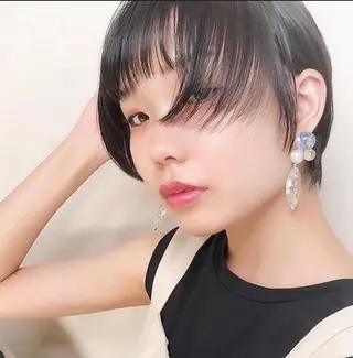 ショート 🦋ミルクティーベー ジュ🦋mayukiのヘアスタイル
