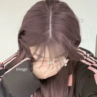 カラー ユイ☆ハイトーン ☆ブリーチデザインのヘアスタイル