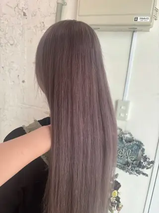 ロング カラー ハイトーン/ダブル カラー/akihoのヘアスタイル