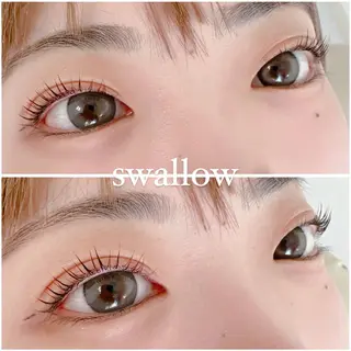 マツエク・マツパ swallow 奈良西大寺店のマツエク・マツパデザイン