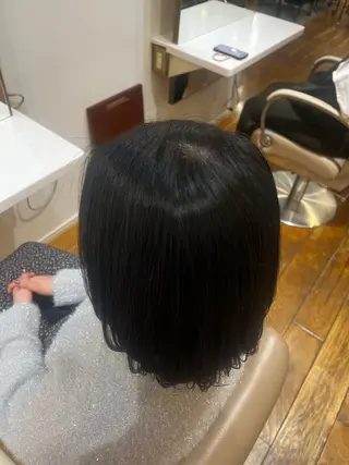 ミディアム カラー トーンアップ🦢 ユメのヘアスタイル