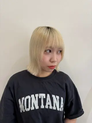 ミディアム ハルナ /ボブカットモデルのヘアスタイル