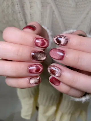 ネイル Dark honey スカルプ専門原宿店のネイルデザイン