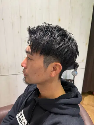 ショート メンズ 溝口 槙里也のヘアスタイル