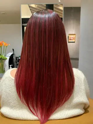 ロング FACE DECO AVEDA所属・河端 春綺のヘアスタイル