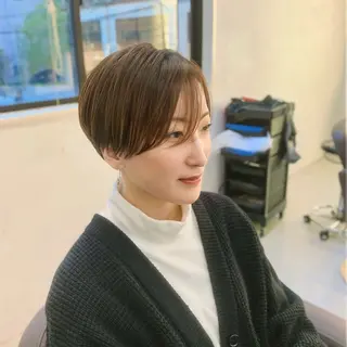 ショート カラー 前田 健太のヘアスタイル