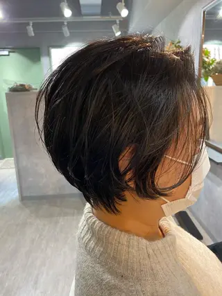 ショート パーマ 久保亮太 /大人ショートのヘアスタイル