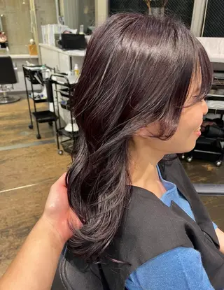 ミディアム カラー 関口然 【暖色/寒色カラー】のヘアスタイル
