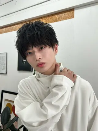 メンズ 横浜メンズ 特化タナカリョウのヘアスタイル