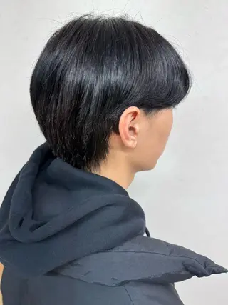 ショート メンズ パーマ/ハイトーン /吉田眞のヘアスタイル