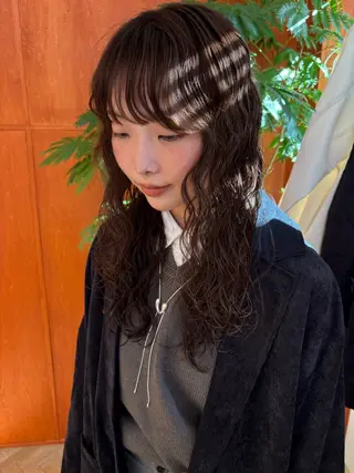 セミロング 武石 優愛のヘアスタイル