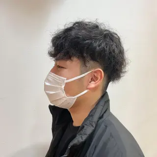 パーマ メンズ 山田 里美のヘアスタイル