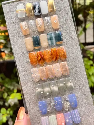 ネイル LEFTNAILS フィルインニュアンスのネイルデザイン