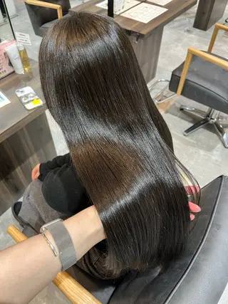 ロング 北川 梨乃のヘアスタイル