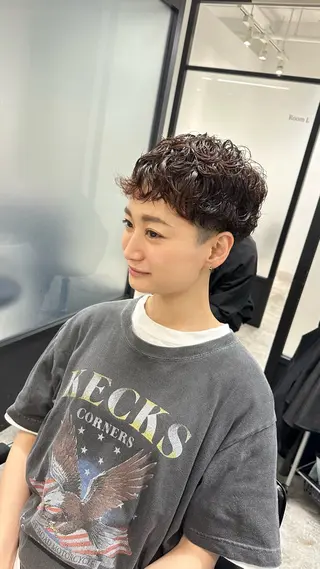 ショート パーマ SALOWIN 原宿ILSalice所属・ナチュラル特化 低価格/ＪＯのヘアスタイル