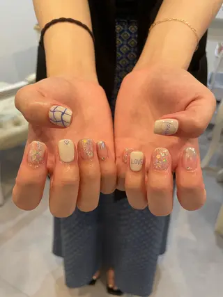 ネイル 束感まつ毛/ネイル/ LED♥KIRARAのマツエク・マツパデザイン