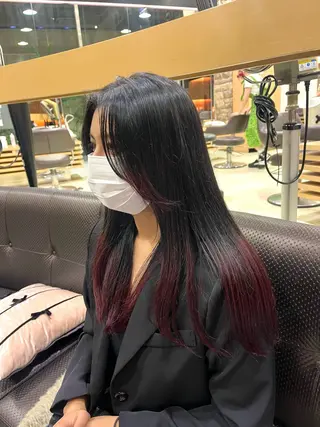 ミディアム カラー 海外girl🤎 透明感ベージュmaoのヘアスタイル