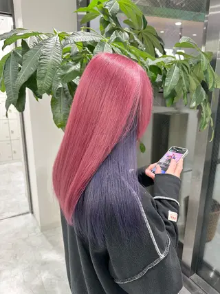 ロング カラー ヘアアレンジ メンズ 🌈トレンドヘア 🌈WATARU🌈のヘアスタイル