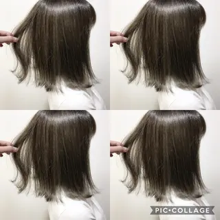 ミディアム カラー 海外風レイヤーカット 👑店長　平松　由のヘアスタイル