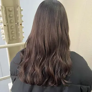 ミディアム カラー 🫧オリーブ/赤み消 し/暗髪🫧野本麗奈のヘアスタイル
