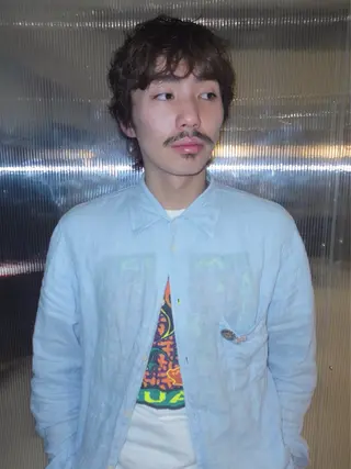 ショート パーマ メンズ 楪所属・チヒロ/パーマ /ショートのヘアスタイル