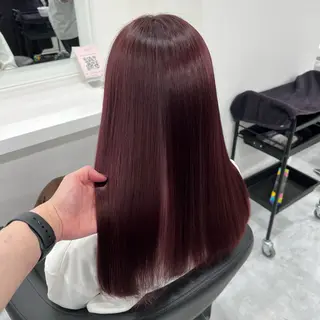 ロング 亀山雄貴/艶カラー/ 酸性縮毛矯正のヘアスタイル