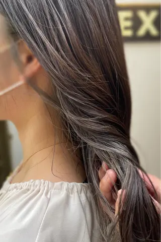 ミディアム カラー 髪質改善/艶髪特化 /柔らかさ/清水翔矢のヘアスタイル