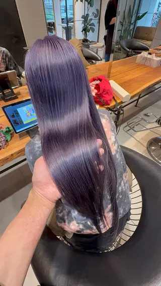 ロング カラー 月江 嵩士のヘアスタイル