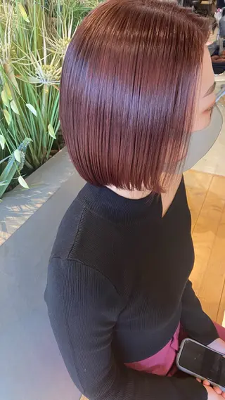ミディアム カラー 🩷🍭中津・梅田 エリア🍬💜のヘアスタイル