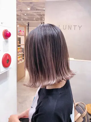 ショート カラー 【t.a.g（タグ）】所属・ノンダメージ髪質改善 カラー💎/KURAのヘアスタイル