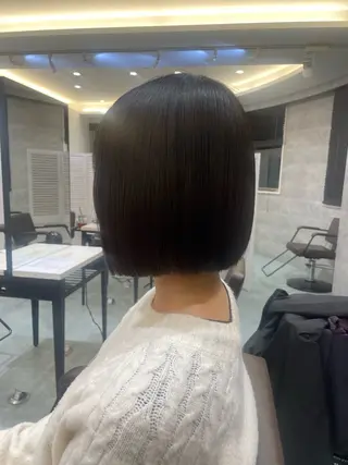 ミディアム ♡似合わせハイトーン ♡maiのヘアスタイル