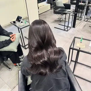 セミロング カラー AHNKISM所属・似合わせカット💎 トレンドレイヤーのヘアスタイル