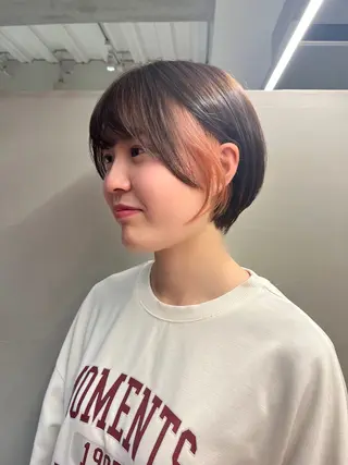 ショート カラー ボブ/まつ毛パーマ 🫧kaede🫧のマツエク・マツパデザイン