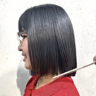 ミディアム ボブ/ショート /🦋服部ルミナ🦋のヘアスタイル