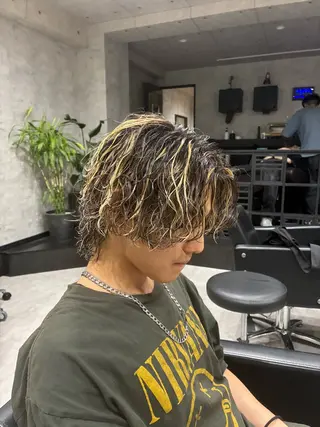 ショート パーマ メンズ メンズカット/ マッシュ/颯太のヘアスタイル