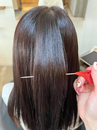 ロング 三品 早妃のヘアスタイル