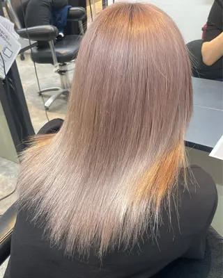 ミディアム カラー 【無料カットモデル】 水山まさはる🌸のヘアスタイル