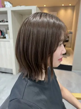 ミディアム 永田 まどかのヘアスタイル