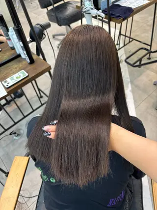 セミロング カラー 暖色color 🎀Hiroka🎀のヘアスタイル