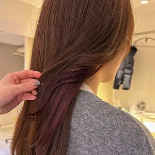ロング カラー CLORE所属・甲斐 瑞稀のヘアスタイル