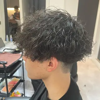 ショート 髪質改善× ハイライト溝江のヘアスタイル